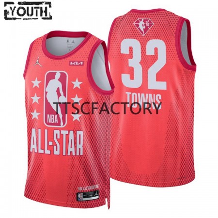 NBA Minnesota Timberwolves Trikot Karl-Anthony Towns 32 2022 All-Star Jordan Brand Rot Swingman - Kinder